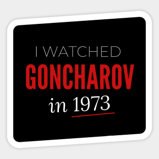 Goncharov (for dark backgrounds) Sticker